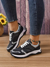 Lace Up Round Toe Sneakers Woman Sneakers