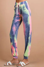 BiBi Tie Dye French Terry Casual Pants Woman Pants
