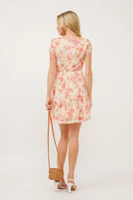 And The Why Square Neck Tiered Floral Fishnet Dress Casual Dresses