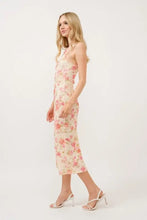 And The Why Floral Fishnet Bodycon Midi Dress Casual Dresses