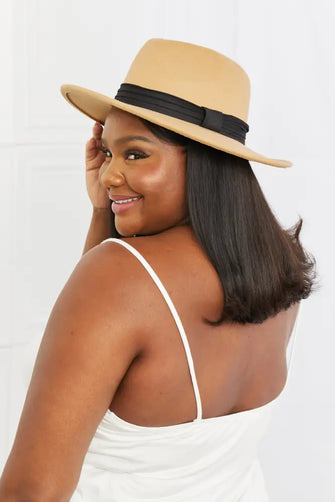 Fame You Got It Fedora Hat Khaki One Size Hats