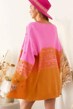 Pompom Color Block Open Front Cardigan Woman Outerwear