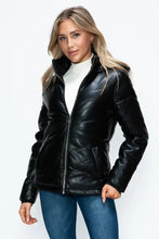 How Dare U Pocketed Zip Up Puffer Jacket with Removable Hood Woman Outerwear