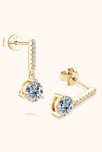 2 Carat Moissanite 925 Sterling Silver Drop Earrings Earrings