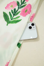 Floral Print Flutter Sleeve Summer Mini Dress Woman Casual Dress