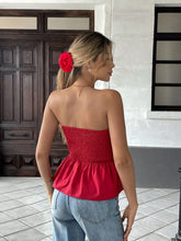 Smocked Bow Tube Top