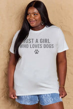 White plus-size short sleeves tee with dog paw graphic and text