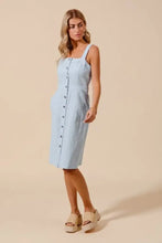 SO ME Button Down Pocket Front Pinafore Dress Casual Dresses