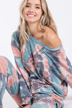 BiBi Tie Dye French Terry Casual Pants Woman Pants