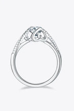 1 Carat Moissanite 925 Sterling Silver Twisted Ring Rings