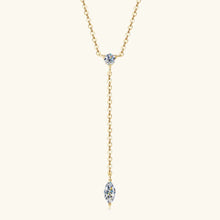 Moissanite 925 Sterling Silver Necklace Gold One Size