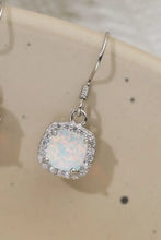 Opal Square Drop Earrings Earrings