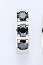 Inlaid Moissanite Huggie Earrings Earrings