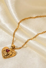 Heart Pendant Stainless Steel Necklace Necklaces