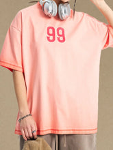 Men's Number Round Neck Half Sleeve T-Shirt