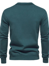 Men's Button Down V-Neck Cardigan