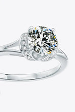 1 Carat Moissanite Split Shank Ring Rings