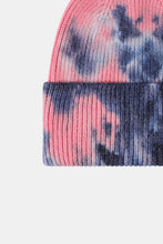 Tie-Dye Cuffed Rib-Knit Beanie Hat Hats