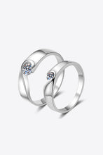 Moissanite Rhodium-Plated Ring Women