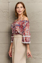 Perfee Off Shoulder Bohemian Style Blouse Woman Blouses