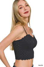 Zenana Seamless Lace Bralette with Bra Pads