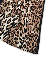 Leopard Print V-neck Cami Swing Dress Woman Casual Dress