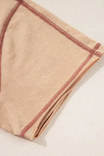 Mineral Wash Stud Beaded Star Pocketed T Shirt Dress Casual Dresses