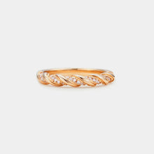 925 Sterling Silver Inlaid Zircon Ring Gold Rings