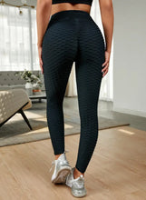 Textured High Waist Active Leggings Woman Leggings
