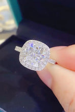 3 Carat Moissanite 925 Sterling Silver Square Ring Rings