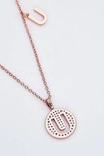 Moissanite U to Z Pendant Necklace Necklaces