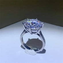 10 Carat Moissanite 925 Sterling Silver Ring Rings