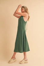 Aemi+Co Side Button Midi Cami Dress Casual Dresses