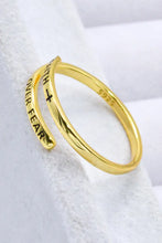 FAITH OVER FEAR Bypass Ring Rings