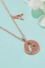 Moissanite A to J Pendant Necklace Necklaces