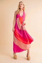 Aemi+Co Color Block Sleeveless Maxi Dress Casual Dresses