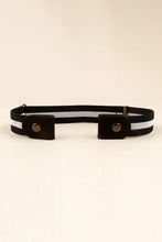 PU Elastic Snap Closure Belt Belts
