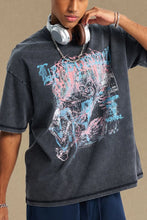 Men's Graphic Round Neck Half Sleeve T-Shirt