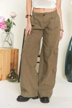 ADORA Low Rise Casual Cargo Pants OLIVE Woman Pants