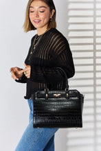 David Jones Texture PU Leather Handbag Handbags