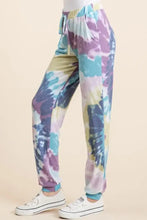 BiBi Tie Dye French Terry Casual Pants Woman Pants