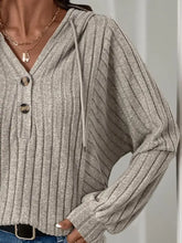 Perfee Drawstring Long Sleeve Hoodie Woman Sweatshirts