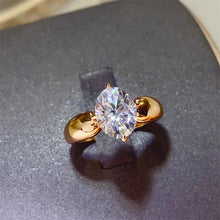 2 Carat Moissanite 925 Sterling Silver Ring Rings