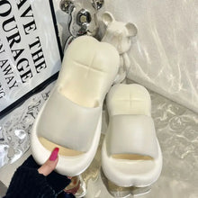 Open Toe Platform Slippers Woman Slippers