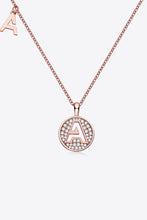 Moissanite A to J Pendant Necklace A One Size