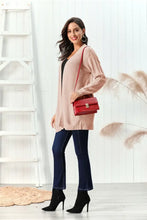 Cable-Knit Open Front Long Sleeve Cardigan Woman Outerwear