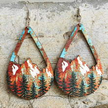 Teardrop Shape Dangle Earrings Style A One Size