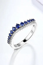 Lab-Grown Sapphire 925 Sterling Silver Rings Rings