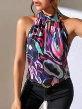 Printed Sleeveless Top