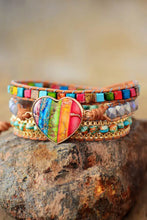 Imperial Jasper & Crystal Layered Bracelet Necklaces